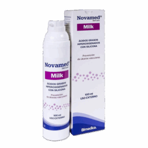 Novamed Milk: Ácido graso hiperoxigenado con silicona leche (100ml)